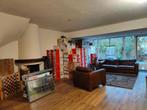 Nette bruin lederen (lounge) bank en (lounge) fauteuils, Huis en Inrichting, Ophalen, Gebruikt, Leer