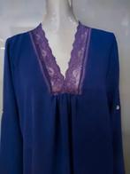 NIEUW PAARS TUNIEK MET KANT MAAT 44, Kleding | Dames, Blouses en Tunieken, Verzenden, Nieuw, Maat 42/44 (L), Paars