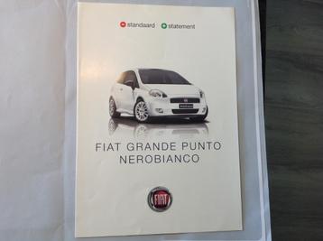 Fiat Grande Punto Nerobianco folder 4 blz NED 1009 beschikbaar voor biedingen