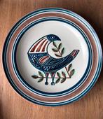 GROOT Tegula Tegelen handwerk wandbord vogel vintage, Antiek en Kunst, Antiek | Keramiek en Aardewerk, Ophalen