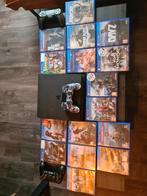 PS4 met 3 controllers + 16 games, Ophalen of Verzenden, Gebruikt, Met 2 controllers, Original