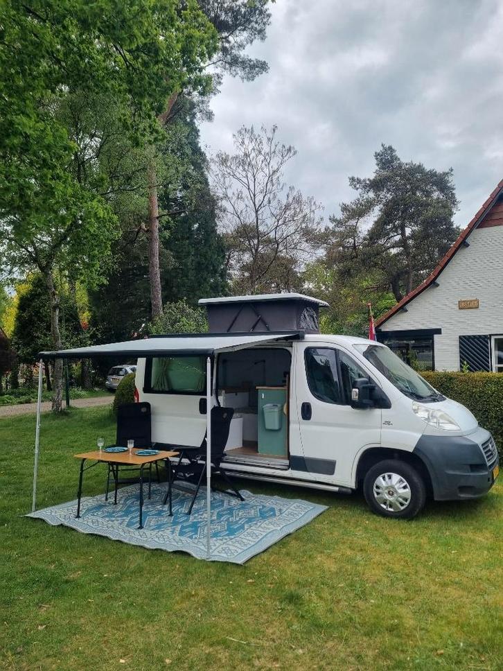 Gezellige Fiat Ducato camper te koop!, Caravans en Kamperen, Campers, Particulier, tot en met 2, Buscamper of Camperbus, Fiat