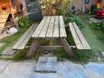 Houten picknicktafel 180 x 70/180, Ophalen, Gebruikt, Inklapbaar, Rechthoekig