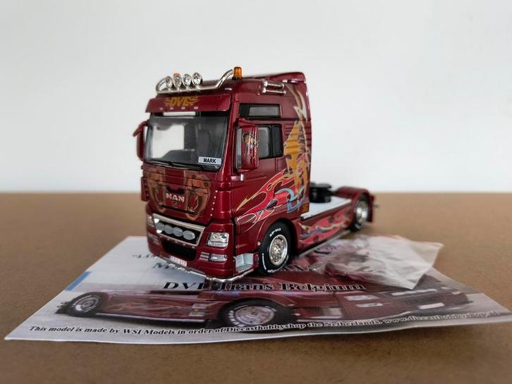 Wsi MAN Danny Van Liedekerke, Hobby en Vrije tijd, Modelauto's | 1:50, Zo goed als nieuw, Bus of Vrachtwagen, Wsi, Ophalen of Verzenden