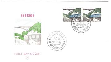Zweden 1968..784 Brug Stuwdam beschikbaar voor biedingen