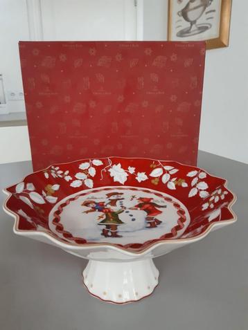 Kerstschaal op voet Villeroy en Boch Toy's Fantasy NIEUW  beschikbaar voor biedingen