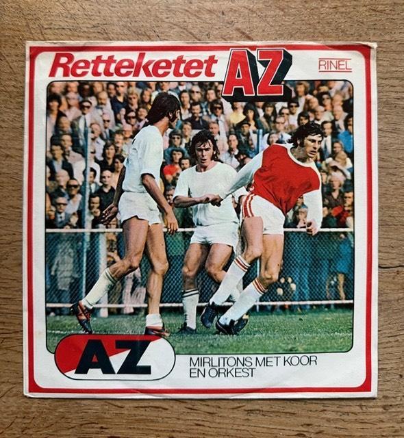 *Voetbal  De Mirlitons - Retteket AZ, Cd's en Dvd's, Vinyl Singles, Zo goed als nieuw, Single, Nederlandstalig, 7 inch, Ophalen of Verzenden