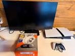 Playstation 5 Pro 4K Monitor, Steelseries Headset, Spelcomputers en Games, Spelcomputers | Sony PlayStation 5, Ophalen of Verzenden