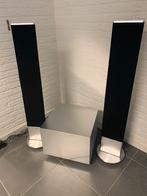 MOETEN Vóór 30 JANUARI WEG IVM VERBOUWING!! LOEWE electrosta, Gebruikt, 60 tot 120 watt, Front, Rear of Stereo speakers, Ophalen
