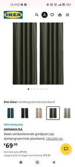 Gordijn IKEA Annakajsa groen NIEUW!, Huis en Inrichting, Ophalen of Verzenden, Nieuw, Groen, 200 cm of meer