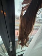 Nieuwe flip in extensions 60a 65cm - Lichtbruin/Blond, Ophalen of Verzenden, Nieuw, Pruik of Haarverlenging