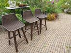 Drie retro vintage barkrukken, dirk van sliedrech, Verzamelen, Retro, Ophalen, Huis en Inrichting