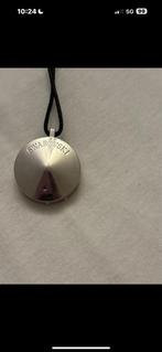 Swarovski Medaillon Hanger, Ophalen of Verzenden, Zo goed als nieuw, Zilver, Met kristal