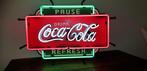 Coca Cola neonverlichting div. neon lampen fifties sixties, Ophalen, Zo goed als nieuw, Lichtbak of (neon) lamp