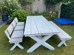 Life tuinset inclusief 6 kussens, Tuin en Terras, Ophalen, Gebruikt, 6 zitplaatsen, Tuinset