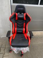Nieuw-Gamestoel-Zwart Rood-Massage, Ophalen, Gaming bureaustoel, Zwart, Nieuw