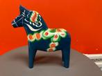 Blauw Zweeds Dalahorse Houten Paard, Ophalen, Zo goed als nieuw