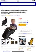Deryan poncho en broek, Fietsen en Brommers, Fietsaccessoires | Fietsstoeltjes, Ophalen of Verzenden, Zo goed als nieuw