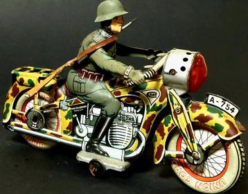 ZELDZAAM ANTIEK ARNOLD CKAO A-754 BLIKKEN LEGERMOTOR beschikbaar voor biedingen