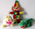 Krokodil (2x) en clown, Kinderen en Baby's, Speelgoed | Knuffels en Pluche, Ophalen, Zo goed als nieuw, Overige typen