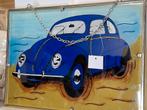 Volkswagen Kever Raamhanger Glas 20x30cm Nieuw, Huis en Inrichting, Woonaccessoires | Wanddecoraties, Ophalen of Verzenden, Nieuw