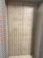 Achterwand 2 stuks Archiefkast Assortiment bakjes, Ophalen, Minder dan 50 cm, Zo goed als nieuw, Metaal