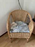 Twee rotan stoelen, Huis en Inrichting, Stoelen, Ophalen, Gebruikt, Twee, Bruin