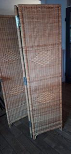 Driedelig rotan kamerscherm, Ophalen of Verzenden, Zo goed als nieuw
