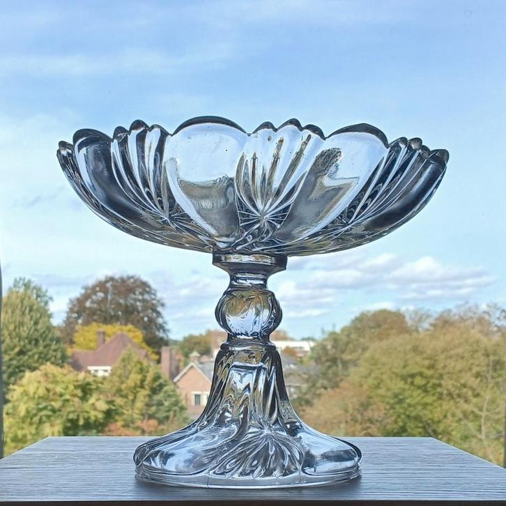 Schaal Fruitschaal Val St Lambert Art Deco, Antiek en Kunst, Antiek | Glas en Kristal, Ophalen of Verzenden