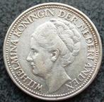 Zilveren kwartje: - 25 cent 1928., Postzegels en Munten, Munten | Nederland, Verzenden, Zilver, 25 cent, Koningin Wilhelmina