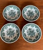 4 Villeroy & Boch Fasan diepe borden groen, Ophalen of Verzenden, Zo goed als nieuw, Bord(en), Overige stijlen