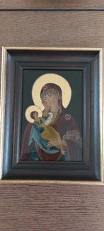 Icoon Madonna met Kind in Lijst, Ophalen of Verzenden