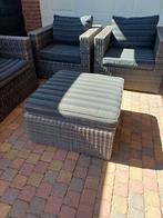 Loungeset 5 delig  €275, Ophalen, 5 zitplaatsen, Hocker, Zo goed als nieuw