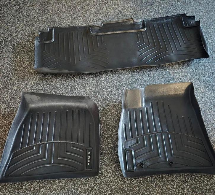 Originele All-weather matten set Tesla Model S, Auto diversen, Automatten, Zo goed als nieuw, Ophalen of Verzenden