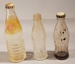 3 Vintage Miniatuur frisdrank flesjes Coca Cola & Jet Orange, Ophalen of Verzenden, Overige typen