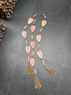 Houtsnijwerk decoratie slinger met veren uit Bali Indonesie, Verburgt Vintage, Nieuw, Ophalen of Verzenden, https://verburgtvintage.nl/#contact