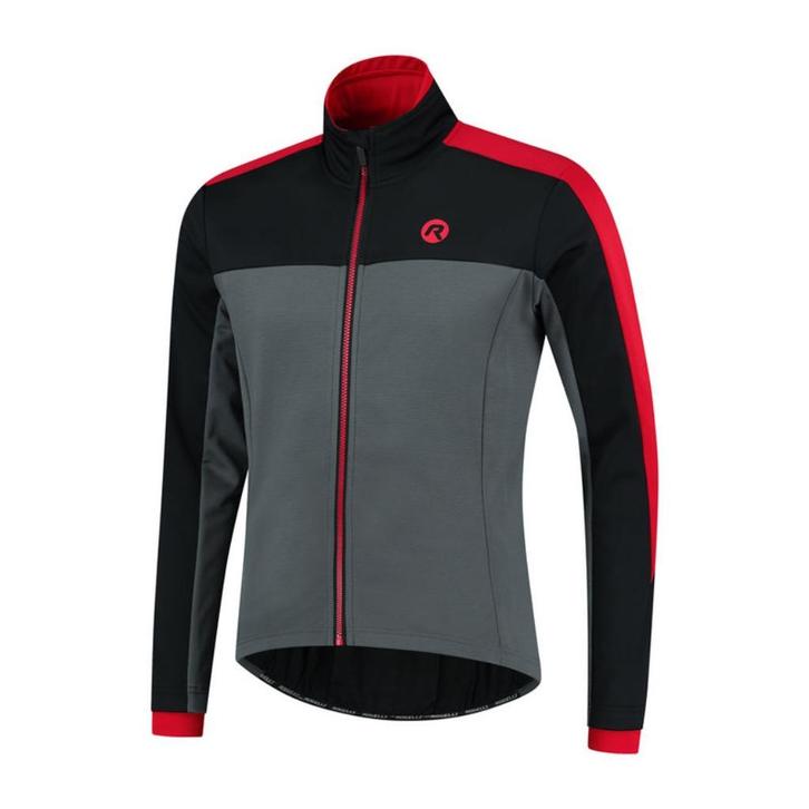 Fietsjack Rogelli winter Freeze zwart rood  WINTER TOPPER, Sport en Fitness, Wielrennen, Nieuw, Kleding, Verzenden