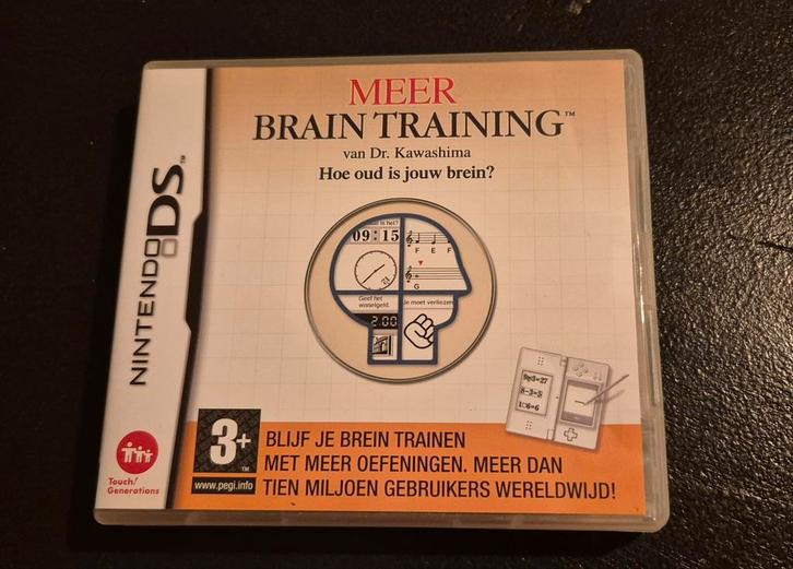 Nintendo DS Meer Brain Training, Spelcomputers en Games, Games | Nintendo DS, Zo goed als nieuw, Puzzel en Educatief, 1 speler