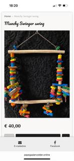 Papegaaienschommel, Dieren en Toebehoren, Vogels | Toebehoren, Ophalen, Nieuw, Speelgoed