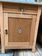 Smal Frans eiken badkamermeubel landelijk kast, Ophalen