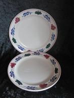 Boch Boerenbont Diner Borden 27,5 CM / 2 Stuks, Ophalen