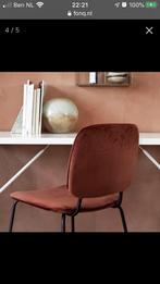 Terra/roze/roest stoel velvet house doctor comma, Zo goed als nieuw, Eén, Ophalen, Overige kleuren