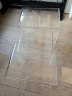 IKEA Jäppling Acryl Tafeltjes - Set van 3, Ophalen, Minder dan 45 cm, Gebruikt, Rechthoekig
