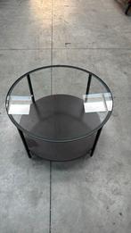 Ronde salon tafel, Ophalen, 50 tot 100 cm, Rond, Zo goed als nieuw
