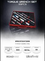Nieuw UltraToolz 33-delige momentsleutelset, Dr.Nolenslaan 157E 6136GM Sittard, Nieuw, Ophalen of Verzenden, Info@roadmax.nl