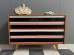 60 jaren Jiri Jiroutek 8lade kast TRIPLE zwart ROZE wit, Huis en Inrichting, Kasten | Ladekasten, Ophalen, Gebruikt, 100 tot 150 cm