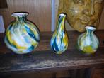 Fidrio glazen vazen set 5 delig, Huis en Inrichting, Woonaccessoires | Vazen, Overige kleuren, Ophalen of Verzenden, Minder dan 50 cm