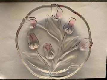schaaltje met tulpen Walterglas beschikbaar voor biedingen