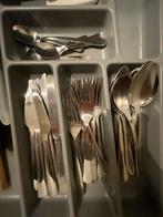 Groot Bestekset: Lepels, Vorken, Messen, Huis en Inrichting, Ophalen, Gebruikt, Rvs of Chroom, Vaatwasserbestendig