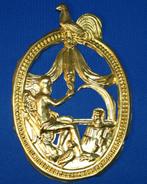 Schuifstuk voor Friese staartklok, kantoortje, kortstaart., Antiek en Kunst, Ophalen of Verzenden